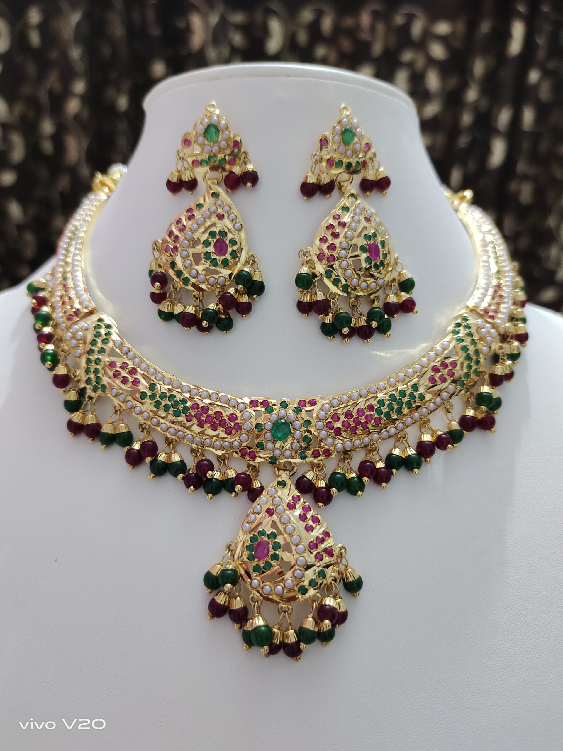 Artificial jadau clearance jewellery