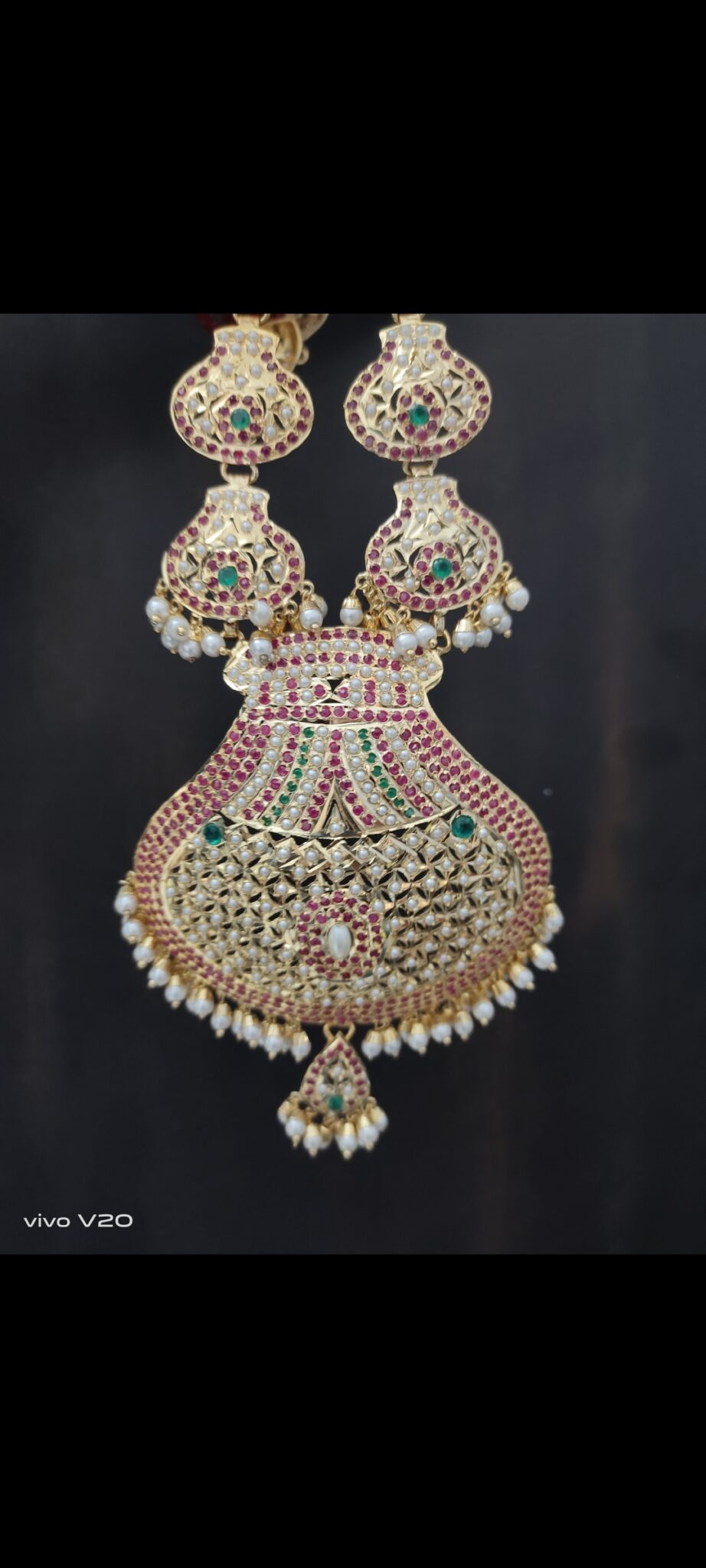 Traditional Gold Plated Fashion Jadau Indian Rani Har