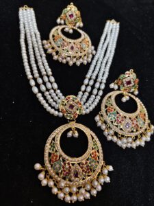 Navratan Punjabi Jadau Choker Set online