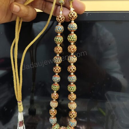Multicolour Meenakari Jadau Mala