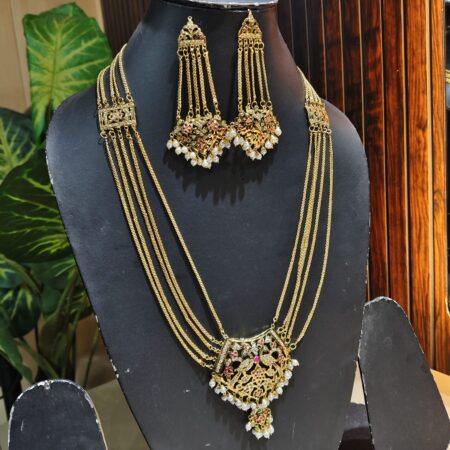 24 Carat Gold Plated Jadau Rani Har