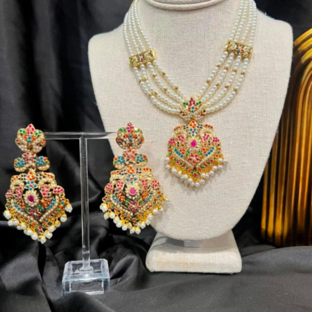 Navratan jadau Choker set