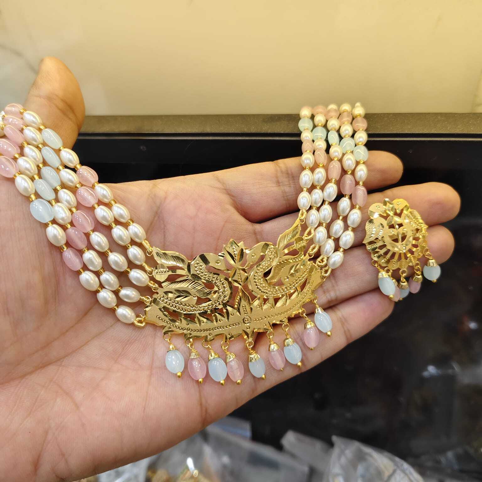 Firoza Pink Choker set