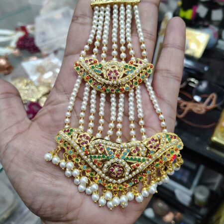 Navratan jadau jhumar passa